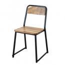 ANCIENT FRAME CHAIR 2脚セット 椅子 アイアン 木製 ナチュラル 高さ81