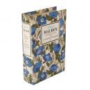 ブックボックス ブルー Sサイズ 2個セット 小物入れ 収納ボックス かわいい インテリア 高さ17