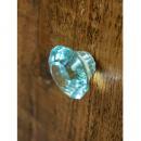 ガラスノブ カットミント ドアノブ かわいい おしゃれ DIY 取っ手 レトロ ガラス 透明