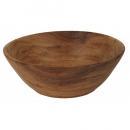 ウッドサラダボウルL ナチュラル 皿 木製 シーシャムウッド 丈夫 直径20
