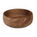 ウッドボウルL 2個セット ナチュラル 皿 木製 シーシャムウッド 丈夫 直径12