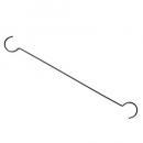 Sフックロング 6個セット 掛ける ディスプレイ おしゃれ シンプル 黒 ブラック スリム