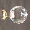 ツマミ CRS-M かわいい おしゃれ DIY 取っ手 アンティーク調 樹脂 透明 ドアノブ