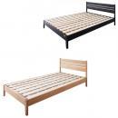 デザインパネルすのこベッド【Lira】リラ【国産ポケットコイルマットレス付】