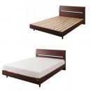 デザインパネルすのこベッド【Velda】ヴェルダ【ボンネルコイルマットレス付き】