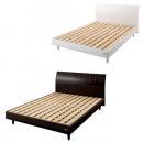 高さが調整できるデザインパネルすのこベッド【Crysta】クリスタ【国産ポケットコイルマットレス付】