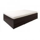 シンプルチェストベッド【Tanto】タント【三つ折りポケットコイルマットレス付き】