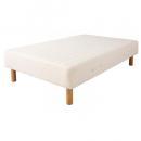 国産ポケットコイルマットレスベッド【Waza】わざ　木脚12cm　D