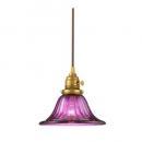 Couleur glass-pendant (クルールグラスペンダント)wide電球なし パープル