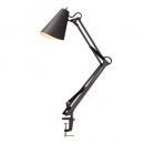 Snail desk-arm light (スネイルデスクアームライト) 電球付(蛍光球) ブラック