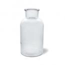 トルシヨンガラスベースJ-L 2個セット ガラス 花瓶 フラワーベース クリア おしゃれ 高さ18