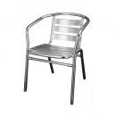 ALUMI CAFE CHAIR カフェチェア アルミニウム 椅子 シンプル おしゃれ 重ね収納可能