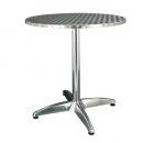 ALUMI ROUND TABLE 70 カフェテーブル アルミニウム シンプル おしゃれ