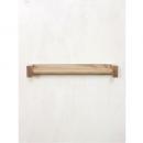 オークタオルレールフェイスタオル用 木製 ライトブラウン サニタリー ナチュラル 幅400