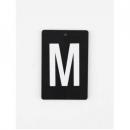 アイアンプレートM③ 3個セット アルファベットオブジェ ブラック おしゃれ カジュアル 高さ60