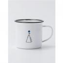 ハナマグカップ② 2個セット シンプル キッチン用品 ホウロウ おしゃれ 300ml