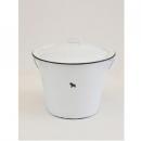 ふた付バケツ ② 2個セット シンプル 掃除用品 ホウロウ おしゃれ 容量6000cc