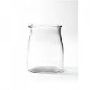 ハンドメイドスモールジャー ガラス クリア 小物入れ 吹きガラス おしゃれ 高さ120