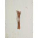 ケーキフォーク 2個セット キッチン用品 木製 おしゃれ ナチュラル カトラリー 長さ140