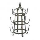 16 BOTTLE DRYING RACK ラック インダストリアル ディスプレイ グラスホルダー