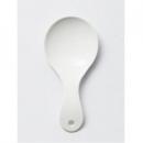 ティーキャディースプーン キッチン用品 琺瑯 ホワイト カトラリー 長さ80