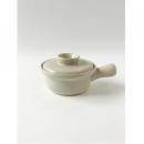 片手雑炊鍋 白 キッチン用品 土 ホワイト かっこいい おしゃれ スープ鍋 幅210