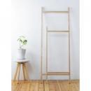 スクエアドレスラック ハンガースタンド 木製 ナチュラル おしゃれ 高さ1500