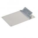 METAL CLIP BOARD ''A6'' バインダー ステーショナリー シルバー 幅19