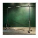 エアートローリー スチール シンプル バー シルバー ハンガースタンド 空港 幅150