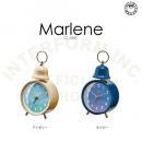 マレーネ IV 置き時計 目覚まし時計 スチール アイボリー おしゃれ カジュアル 高さ17