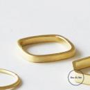 リング BRASS パース スクエア S 9号 ブラス ゴールド 指輪 おしゃれ アクセサリー