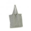 バッグ シェヴロン LINEN GY グレイ ナチュラル リネン コットン 自然派 シンプル 幅35