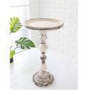 ブランフラワーテーブル プランタースタンド アンティーク調 おしゃれ 台 スチール 高さ70.5