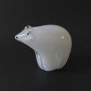GLASS POLAR BEAR ガラス ホワイト オブジェ かわいい 幅12