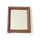 WOODEN ステアー ミラー レクタングル おしゃれ アンティーク調 幅25.5