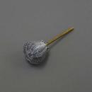 KNOB ウェーブ ワイヤー B 2個セットブラス アルミ DIY アンティーク調 直径3