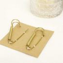 BRASS セーフティピン ラップアラウンド S/2個入り 6個セット ゴールド 幅5.5