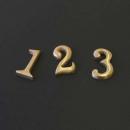 BRASSナンバー ペーパーウェイトS/3 W/ポーチ ゴールド ステーショナリー 幅2.3~2.8