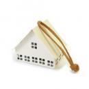 ブリキ オーナメント ハウス ヴィラ WH ホワイト 家 かわいい インテリア雑貨 高さ6.5