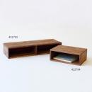 RECYCLE WOOD ドキュメントBOX シングル ナチュラル ラック 木製 幅35