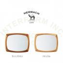 リーフェ ウォールミラー NA 木製 おしゃれ 鏡 ミディアムブラウン ナチュラル おしゃれ 幅33