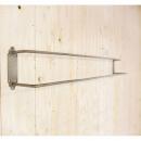 アイアンワーク ステップバー ハンガー グレー タオルハンガー カーテンレール 幅102.5