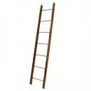 ウッド&アイアンディスプレーラダー 木製 おしゃれ ナチュラル ハンガースタンド 高さ150