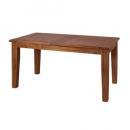 ダイニングテーブル ミディアムブラウン シンプル 木製 アカシア ナチュラル 天然木 幅150