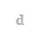 ブリキアルファベット小文字d(2個セット)インテリア イニシャル ディスプレイ エンブレム