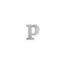 ブリキアルファベット小文字p(2個セット)インテリア イニシャル ディスプレイ エンブレム