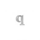 ブリキアルファベット小文字q(2個セット)インテリア イニシャル ディスプレイ エンブレム