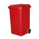 PLASTIC TRASH CAN 65L RED ダストボックス ごみ箱 高さ68
