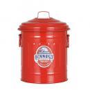 BABY GARBAGE CAN RED ダストボックス ゴミ箱 オシャレ 缶 直径12