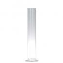 GLASS VASE ''PROBETA'' M ガラス フラワーベース 花瓶 クリア 高さ40